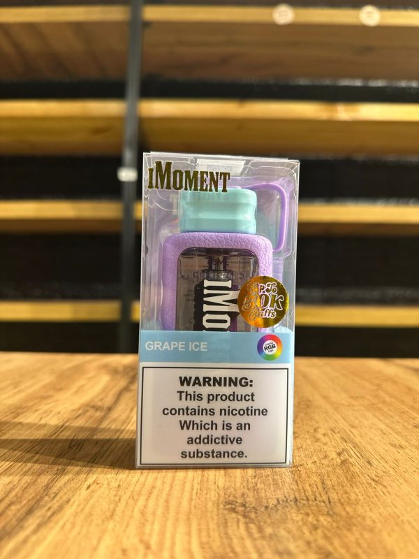 iMoment Vape Buzlu Üzüm 50 000 Tüstü 5% Nikotin
