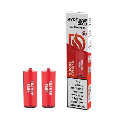 Ayce Bar Kartric Malina Şaftalı 3000 Tüstü 2% Nikotin