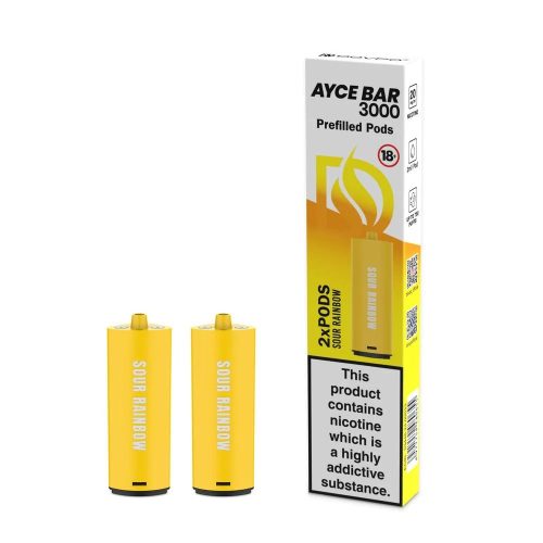 Ayce Bar Kartric Sour Rainbow(Turş Konfetlər) 3000 Tüstü 2% Nikotin
