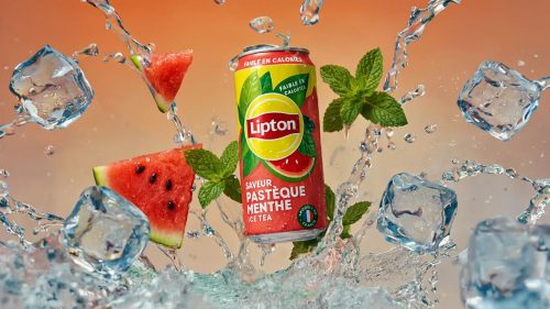 Lipton 330ml SAVEUR PASTÈQUE MENTHE ICE TEA (Qarpız Aromalı Buzlu Çay)