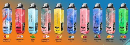 Freeton Vape  F-Resin Ultra Çiyələk Banan 20 000 Tüstü  5% Nikotin