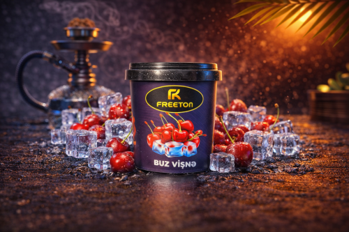 699dd9443eb3341f036f63ca FREETON Tütün 50qram Buz Vişnə