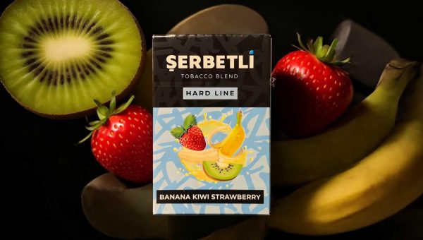 Şərbətli Hard Line Banana Kiwi Strawberry 40qr